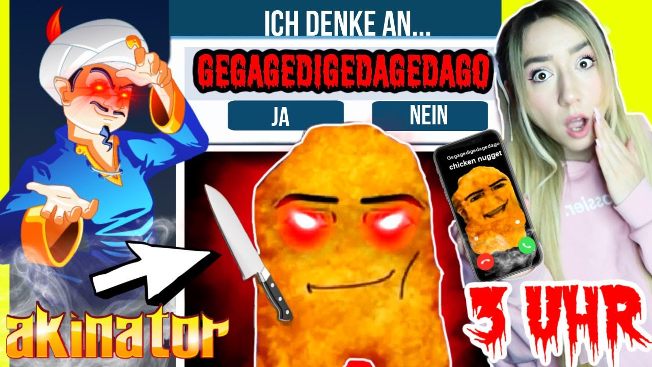 kennt AKINATOR Gegagedigedagedago Chicken Nugget und Tenge Tenge aus viral TIKTOKS um 3 Uhr nachts?