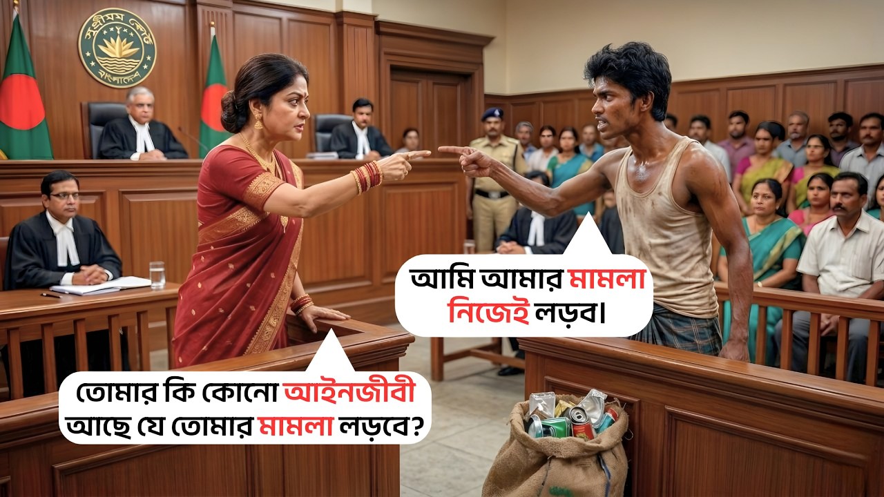 আবর্জনা কুড়ানো ছেলেটি আদালতে নিজেই নিজের মামলা লড়েছে! বিচারকও অবাক