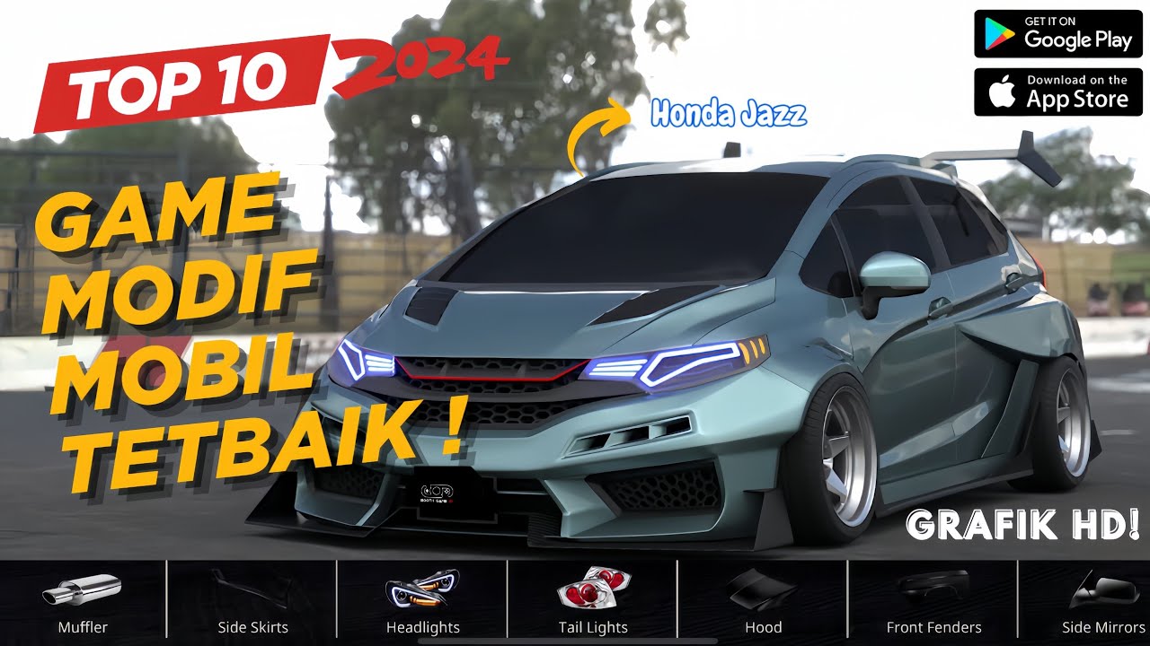 Top 10! Game Modifikasi Mobil Balap Android Terbaik dengan Grafik HD😱 Online/Offline!