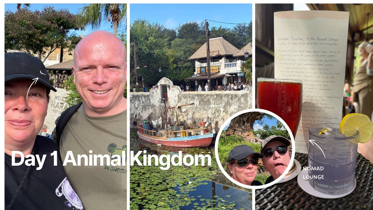 Disney’s Animal Kingdom 🌍 | Nomad Lounge Drinks + Hoop-Dee-Doo Musical Revue! September 2025