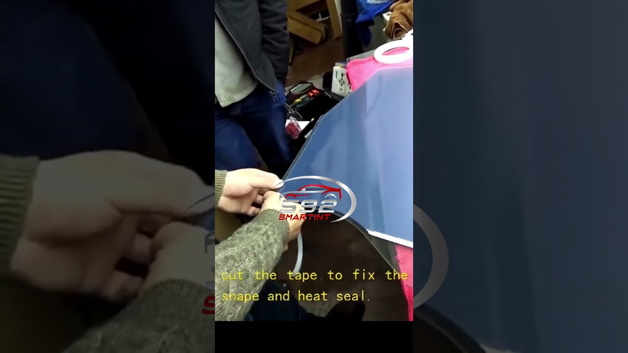 Step by step smart tint installation instructions