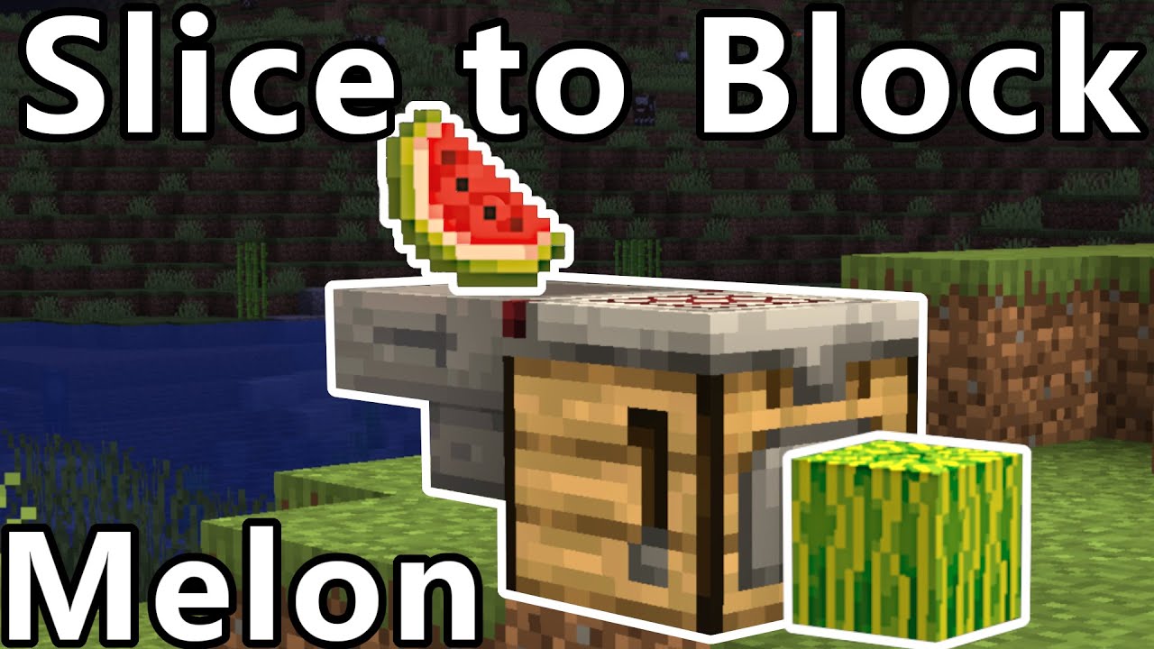 AutoCraft Melon Slice to Blocks | Minecraft 1.21
