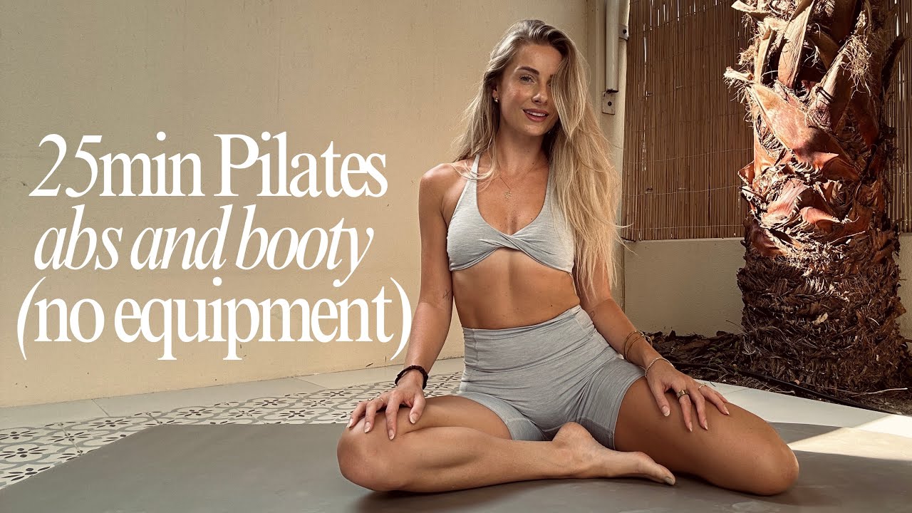 25min Pilates abs and booty (Beginner friendly)