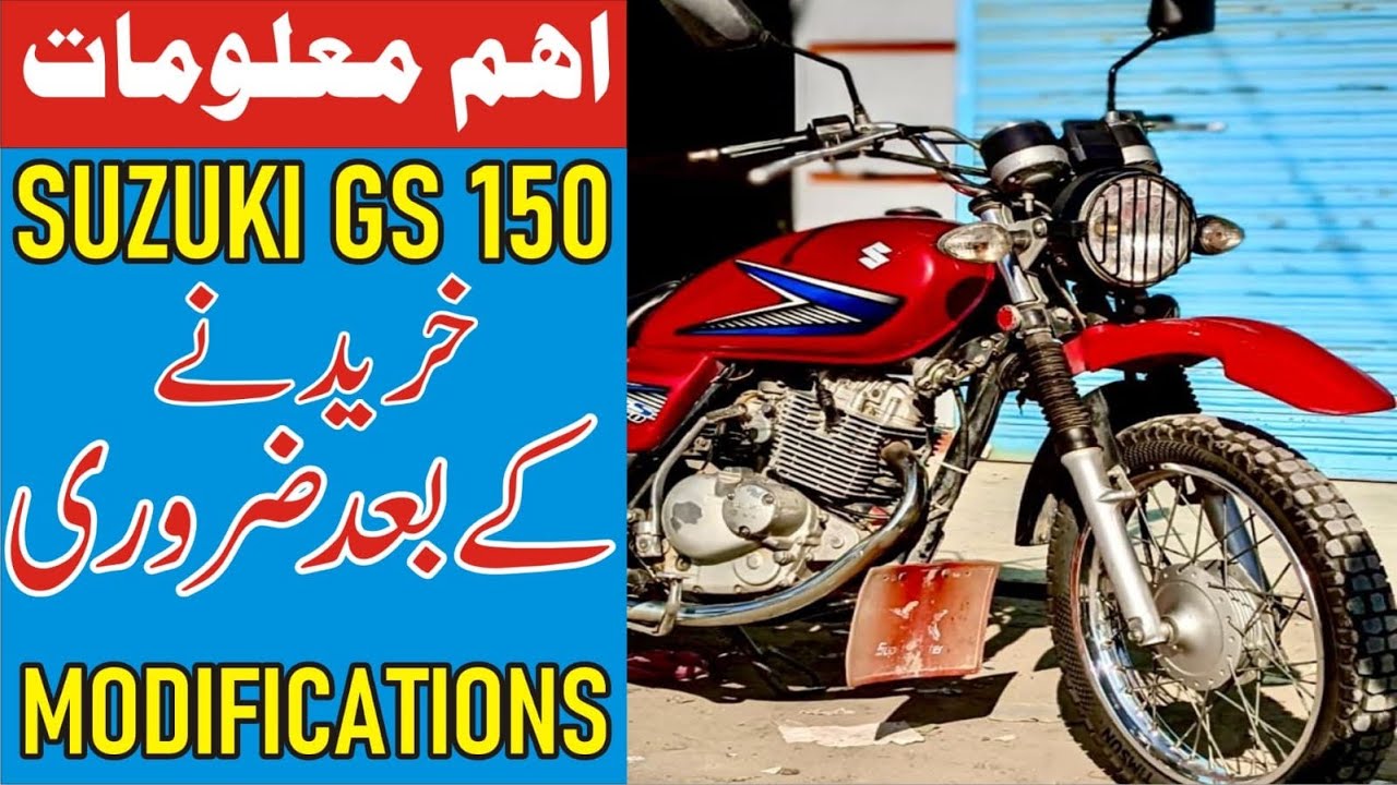 Suzuki GS 150 Most Important Modifications for a New Bike