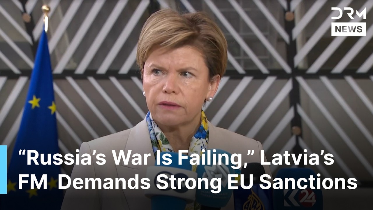 “Russia’s War Is Failing,” Latvia’s FM Braže Demands Strong EU Sanctions Against Russia | AC1B