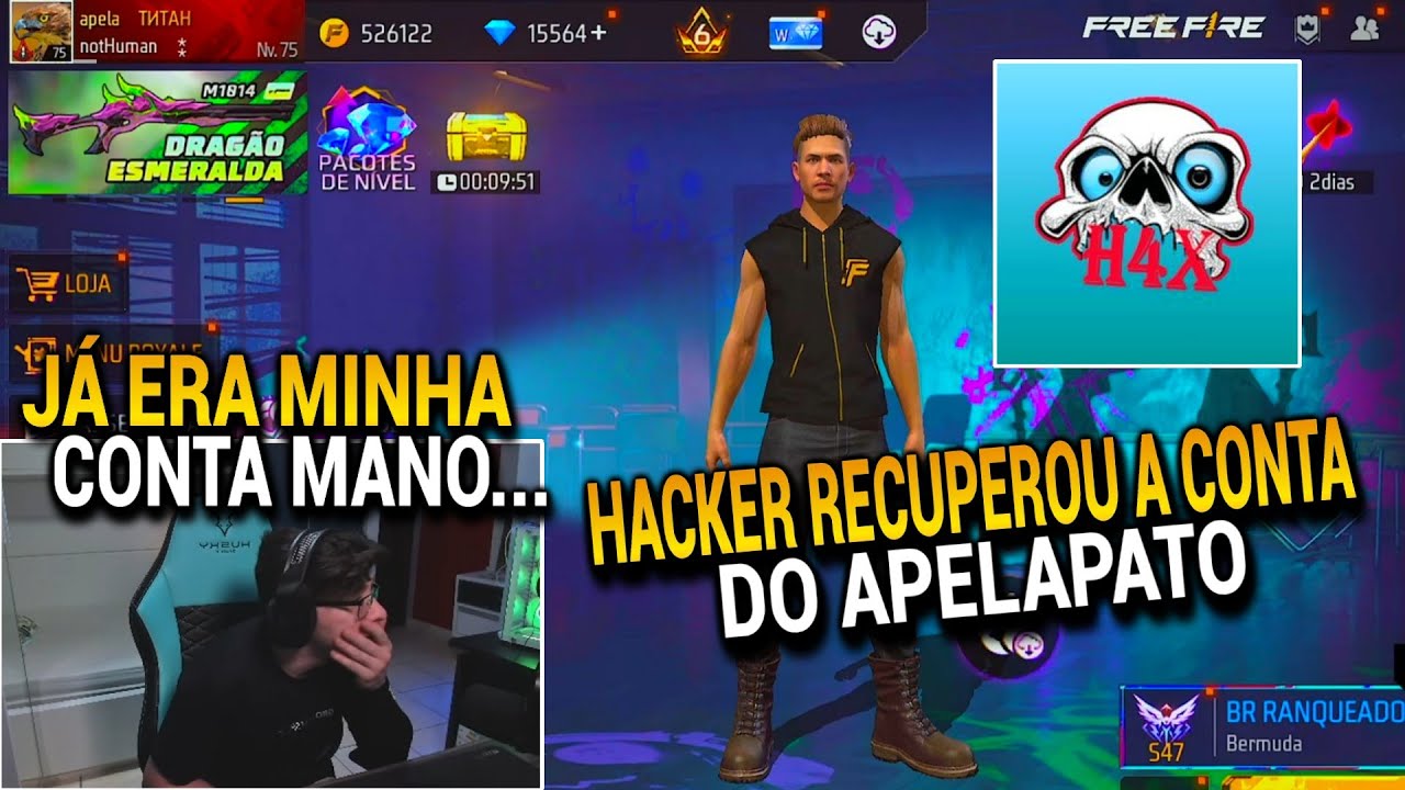MAIOR HACKER DO CENÁRIO RECUPEROU A CONTA PRINCIPAL DO APELAPATO APÓS ISSO ACONTECER!