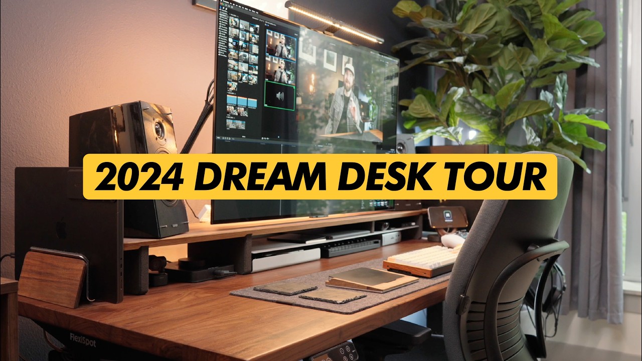 The Ultimate ALL-IN-ONE Dream Desk Setup (PC/Mac)