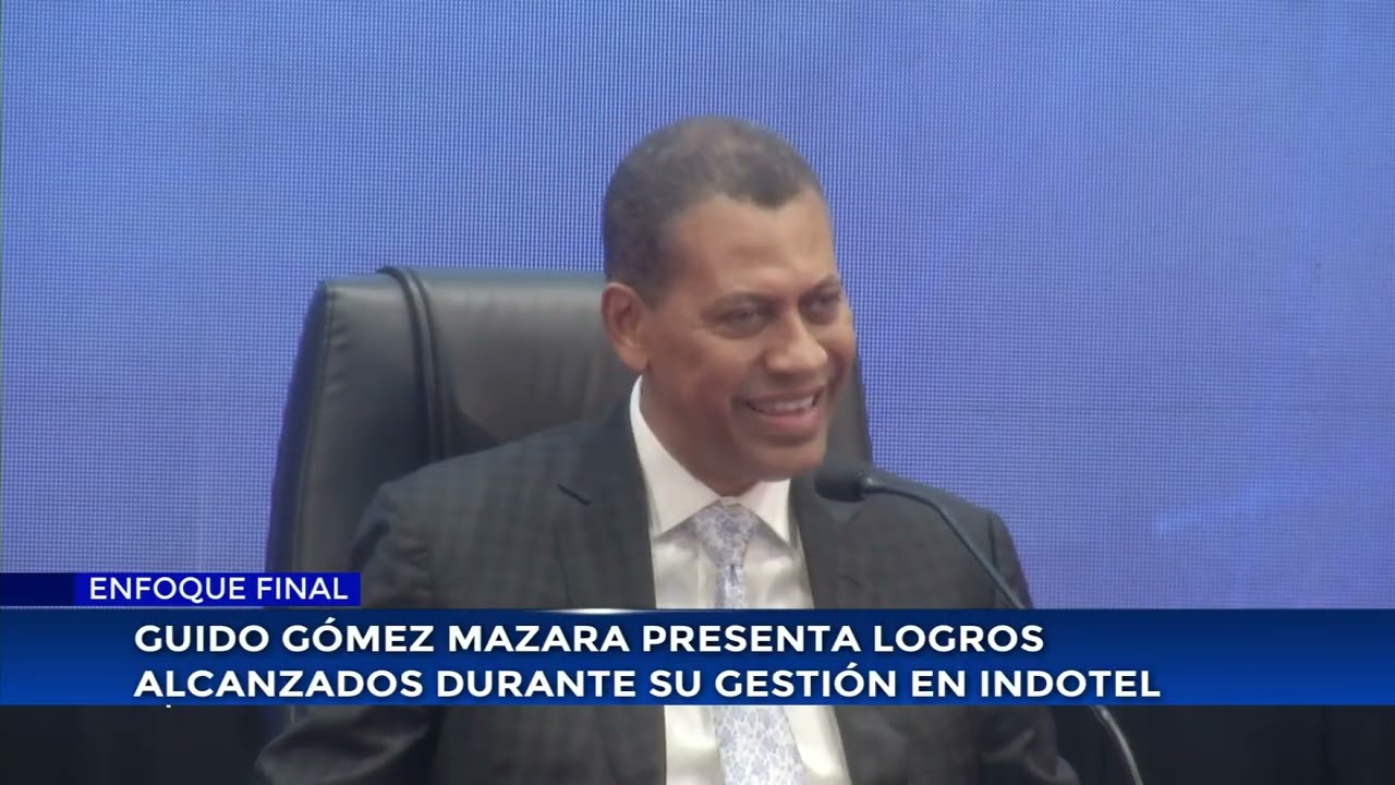 Gómez Mazara presenta logros alcanzados durante su gestión en Indotel