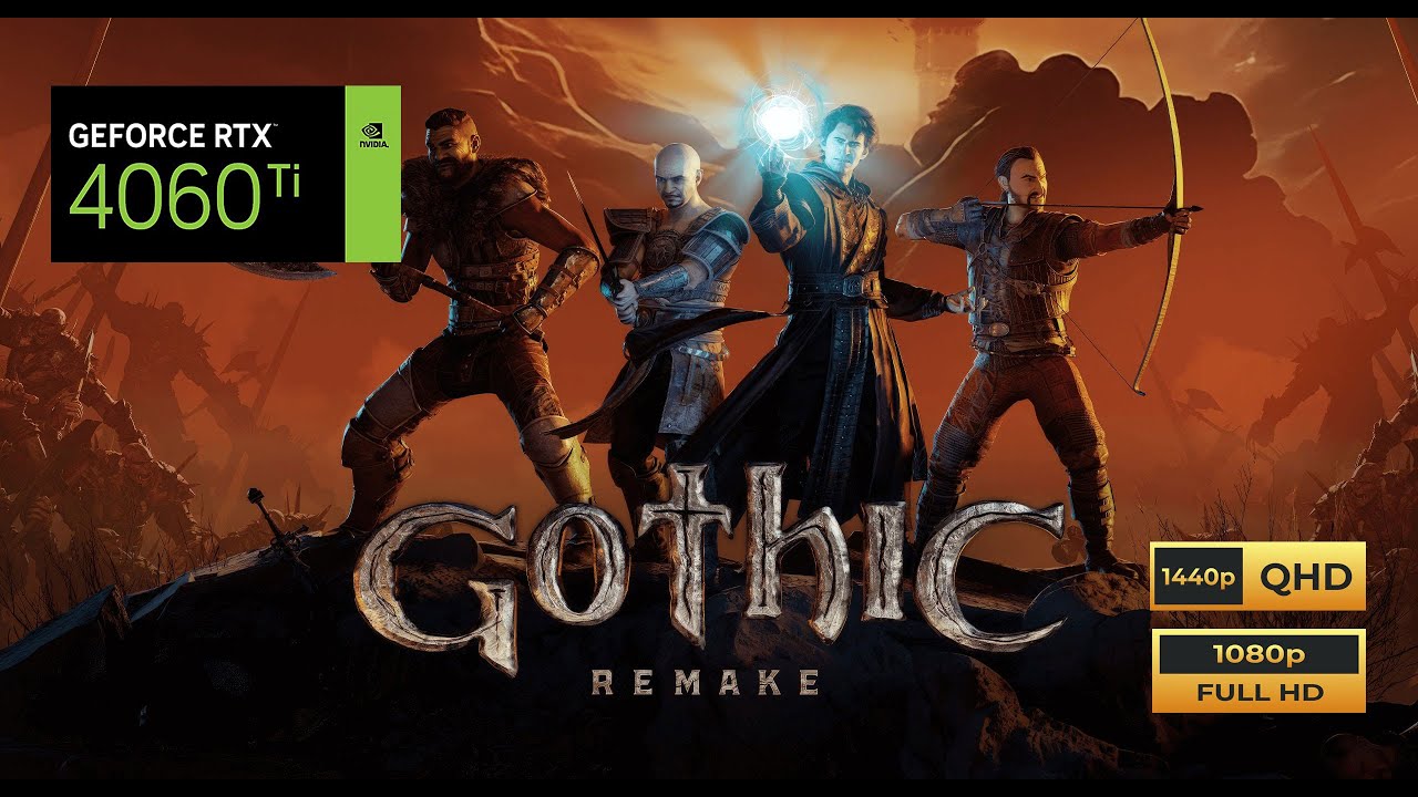 Gothic Remake Demo -Test RTX 4060 Ti + i5 12400F - 1440p - 1080p [ Steam Next Fest ]