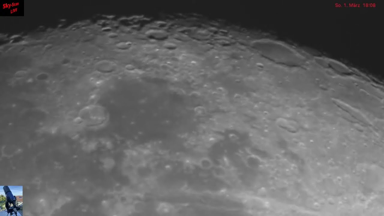 Mond , Meteor und Sternenhimmel  27.02.2026  Livestream .