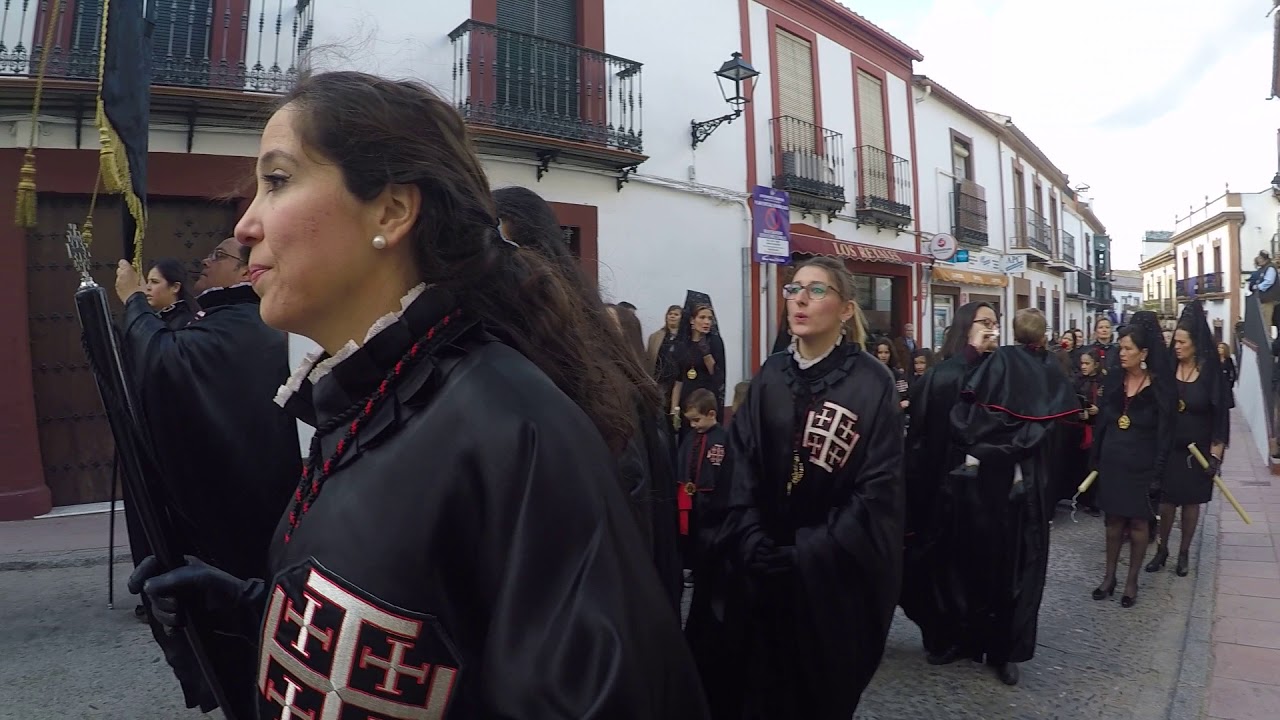 Semana Santa Montoro 2018 Desfile Imperio Romano Subida Calle  el Santo  (Gopro HD)