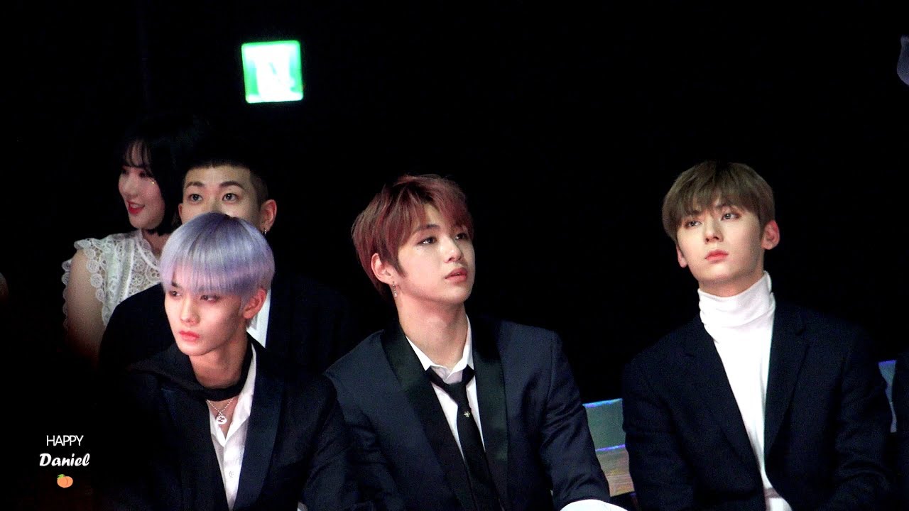 181201 MMA 강다니엘 가수대기석 (로이킴 무대 리액션)