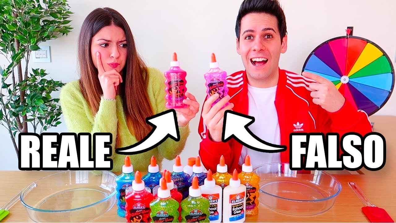 REALE vs FALSO SLIME CHALLENGE!