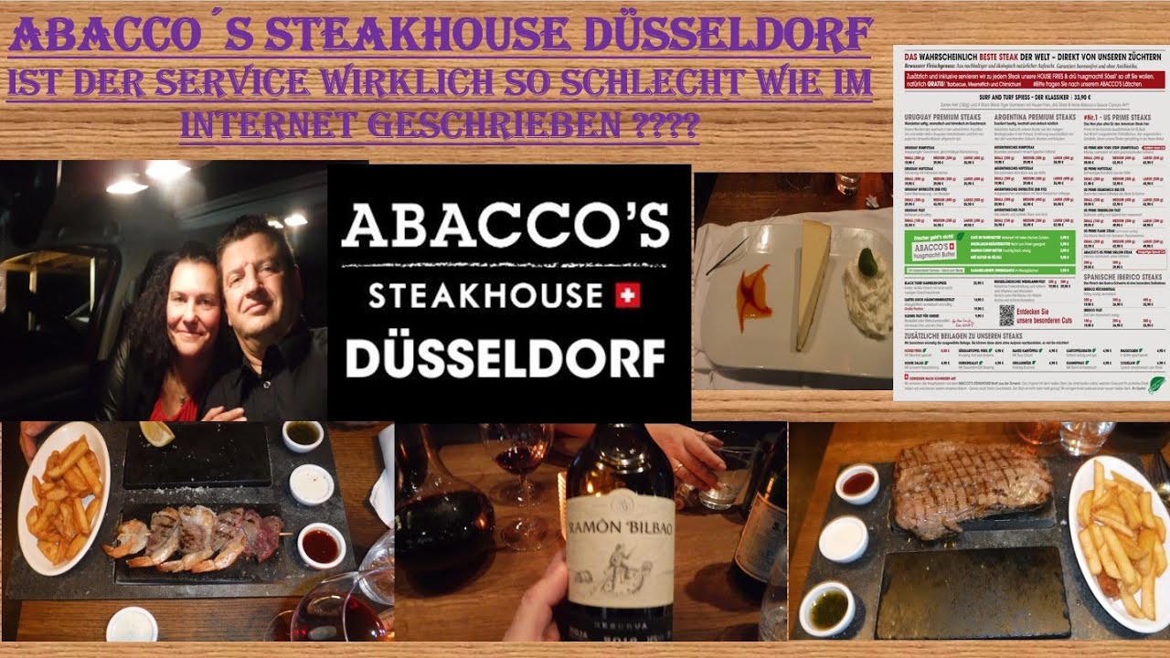 ABACCO´S Steakhouse Düsseldorf / Impressionen von unser Besuch 11.2023