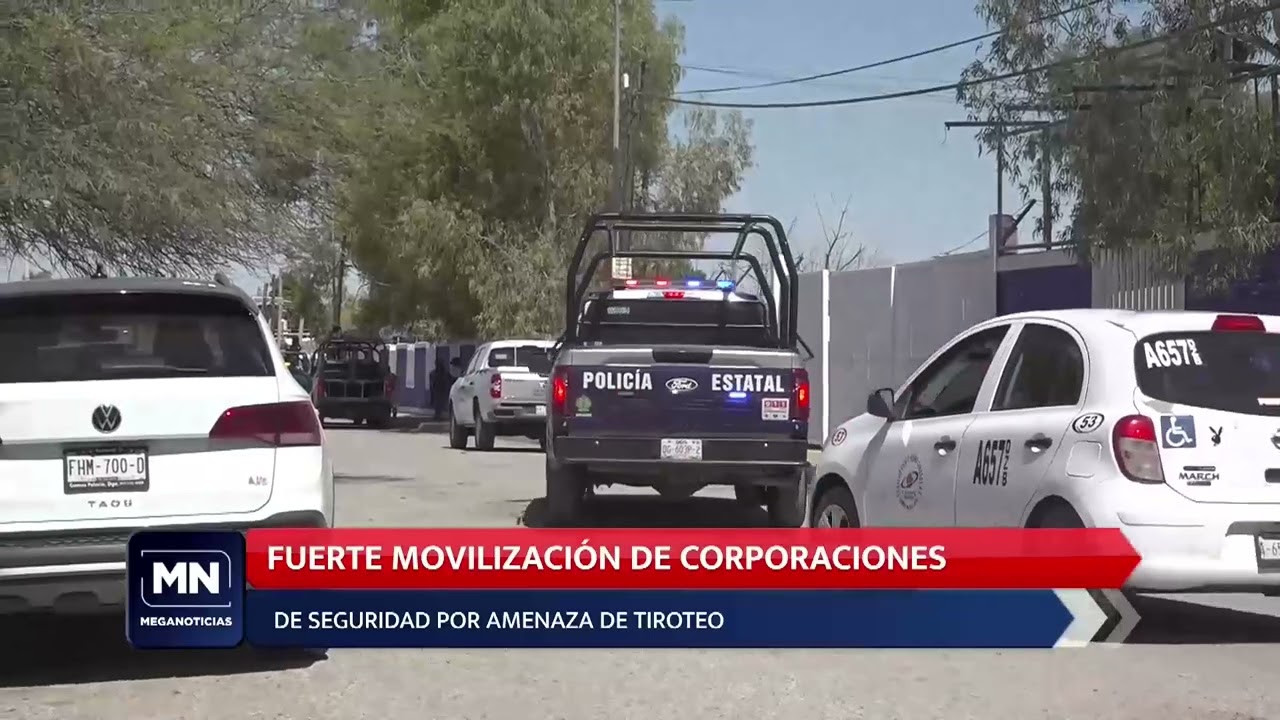 Desalojan Instituto 18 de Marzo en Gómez Palacio por reporte de amenaza