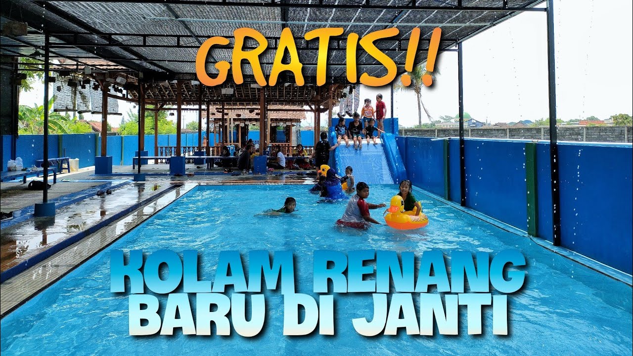 Ada kolam renang baru di janti ‼️ pemancingan alaska, janti, klaten.
