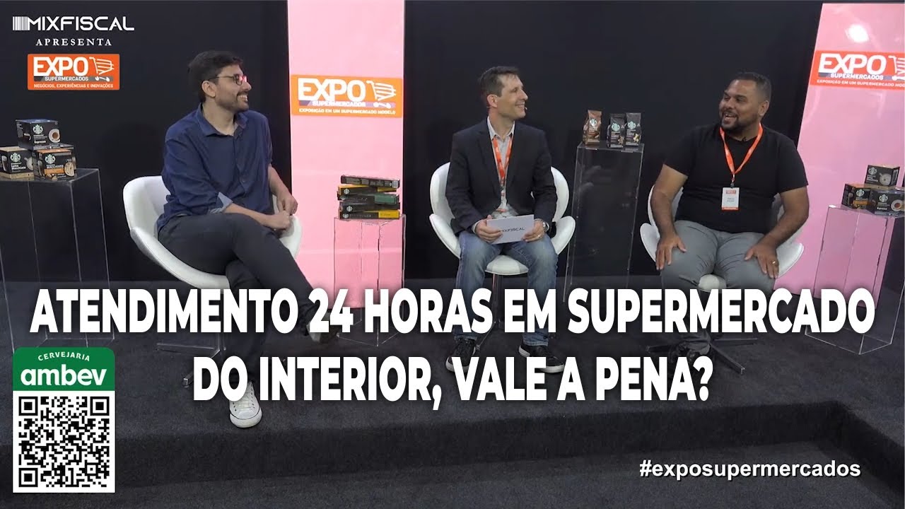 Atendimento 24 horas em supermercado do interior, vale a pena? Leandro Condeixa e Tiago Vieira