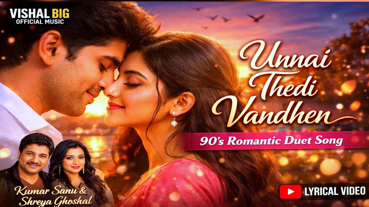 Unnai Thedi Vandhen | Tamil Romantic Duet Song 2026 | 90’s Love Melody | Lyrical Video