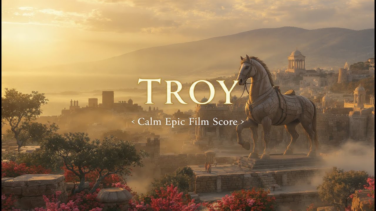 Troy Meditation Music 🌿 | Calm Epic Film Score