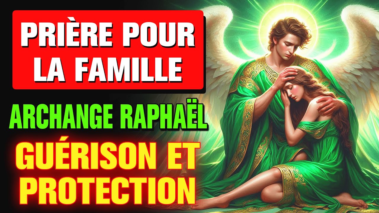 🟢Prière puissante pour la famille – Que l’Archange Saint Raphaël guérisse aujourd’hui !