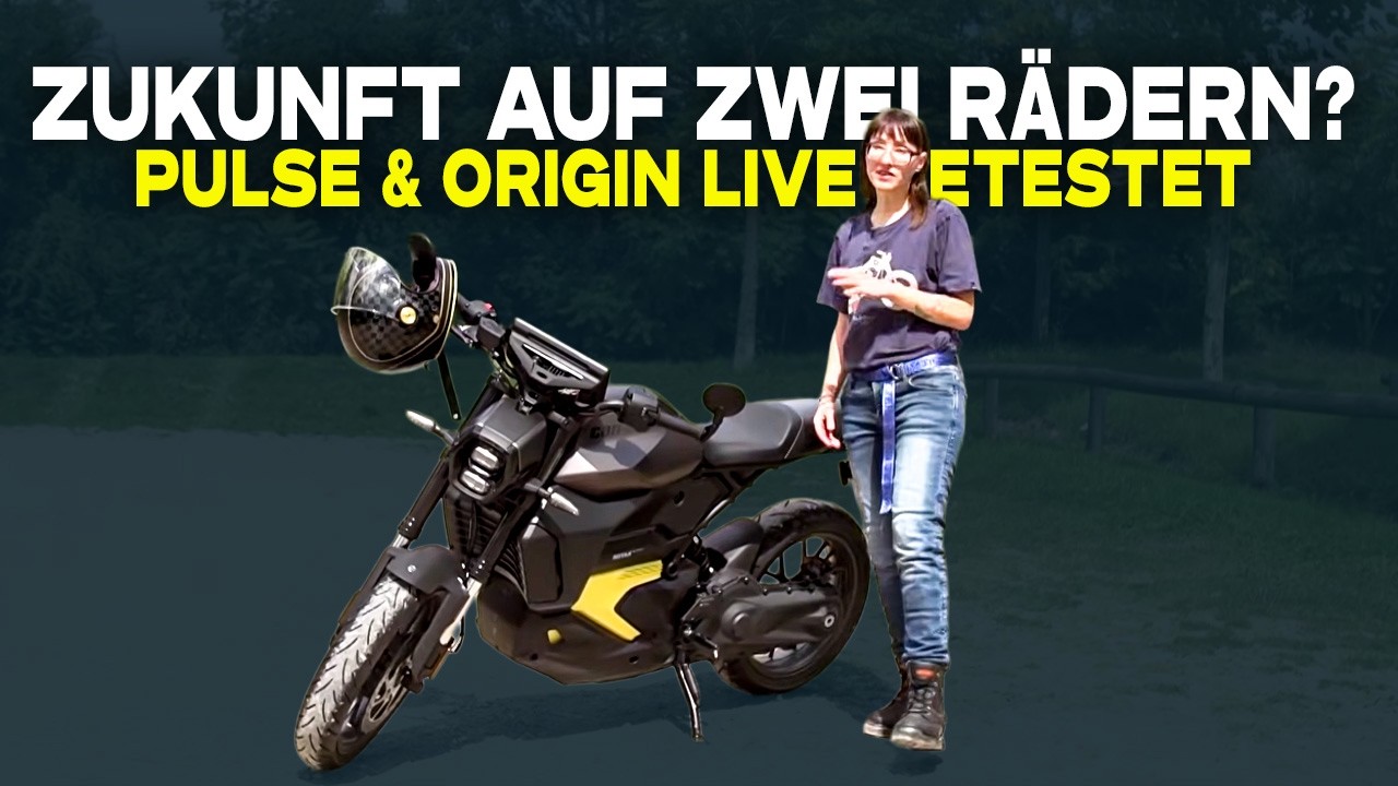 Elektromotorr&auml;der Can-Am Pulse und Origin im Test + Europas erstes E-Motorrad-Festival | Motorvision