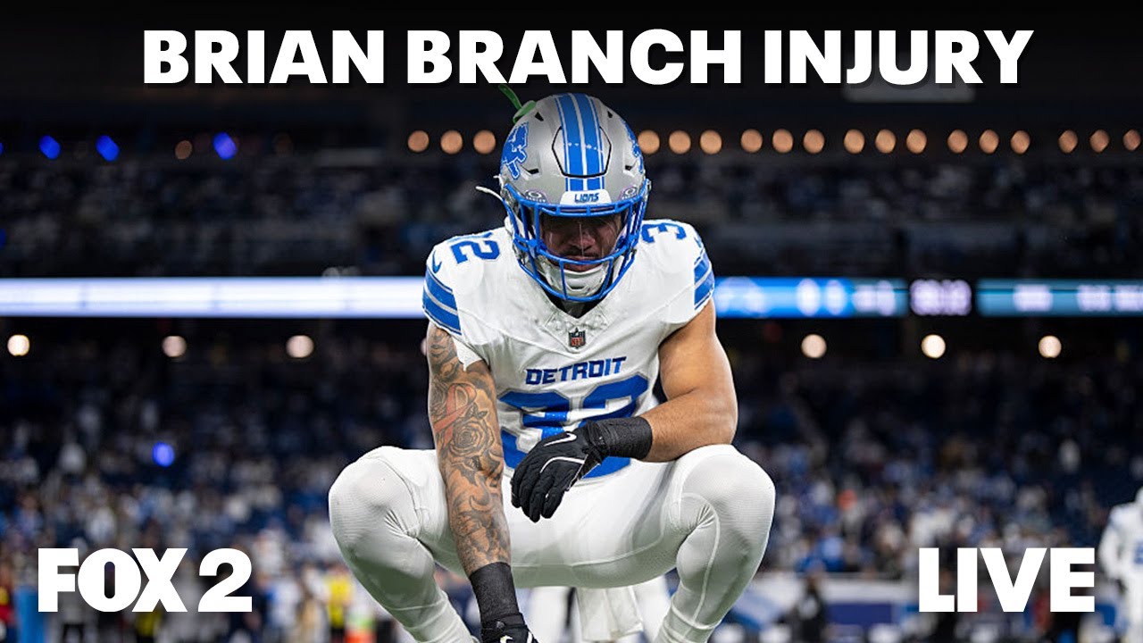 LIVE | Lions Safety Brian Branch injury and what this means for the season