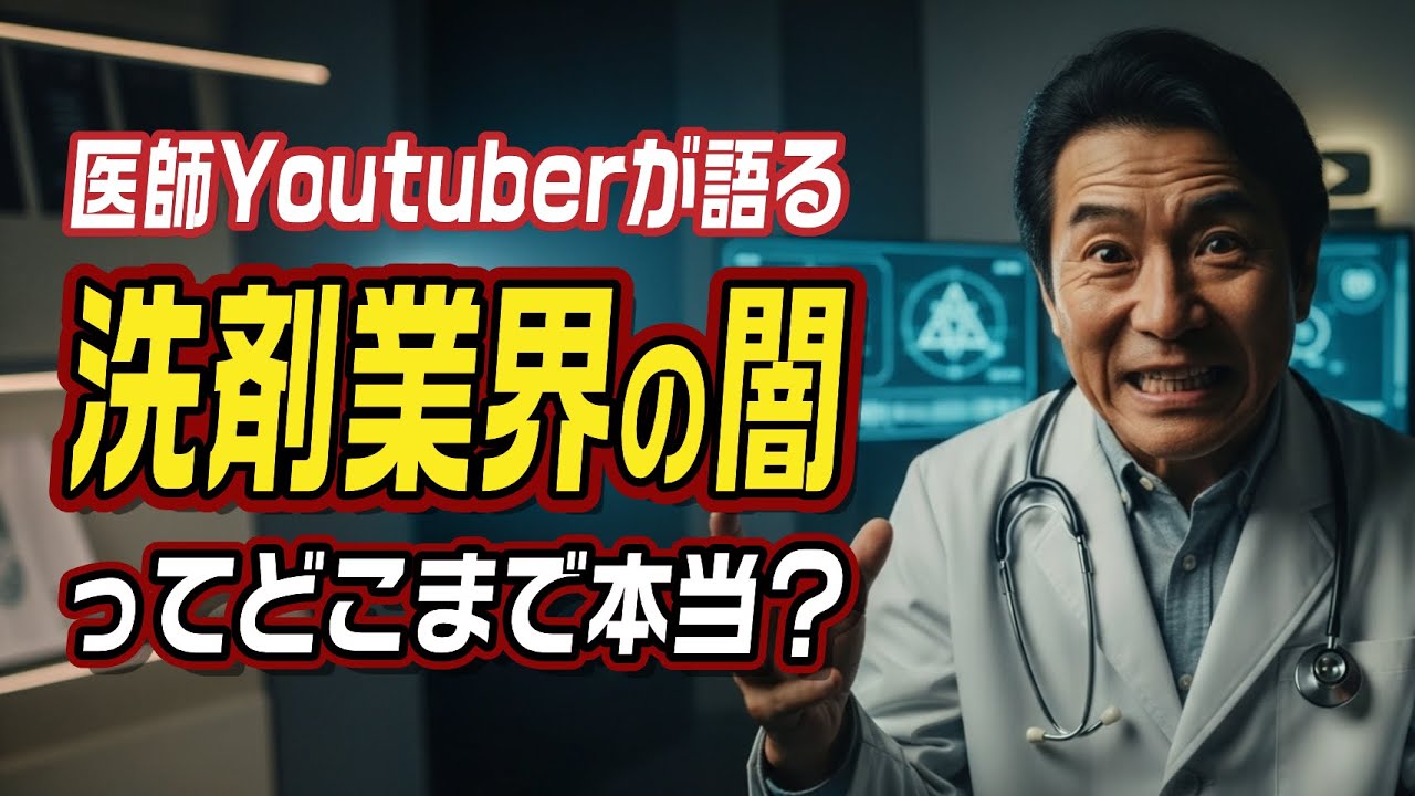 医師Youtuberが語る「洗剤業界の闇」ってどこまでホント？