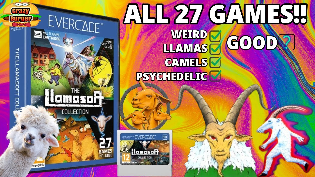 The Llamasoft Collection On Evercade - 27 Jeff Minter Games Played!