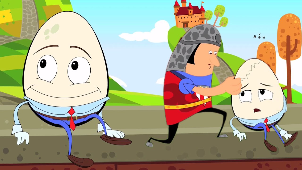 Humpty Dumpty rima | scuola materna canzone | rime canzone per bambini
