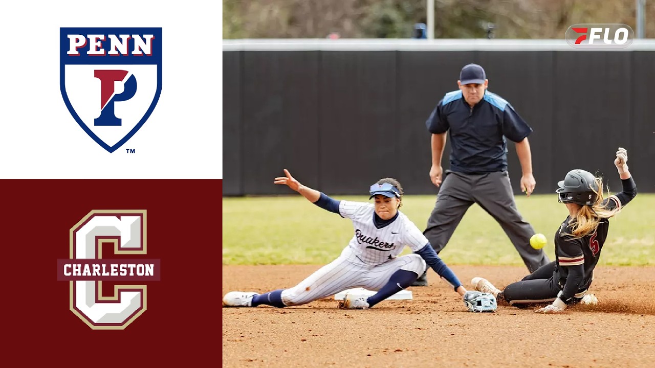 Penn vs Charleston Softball Full Game Replay | 2026 CAA Softball