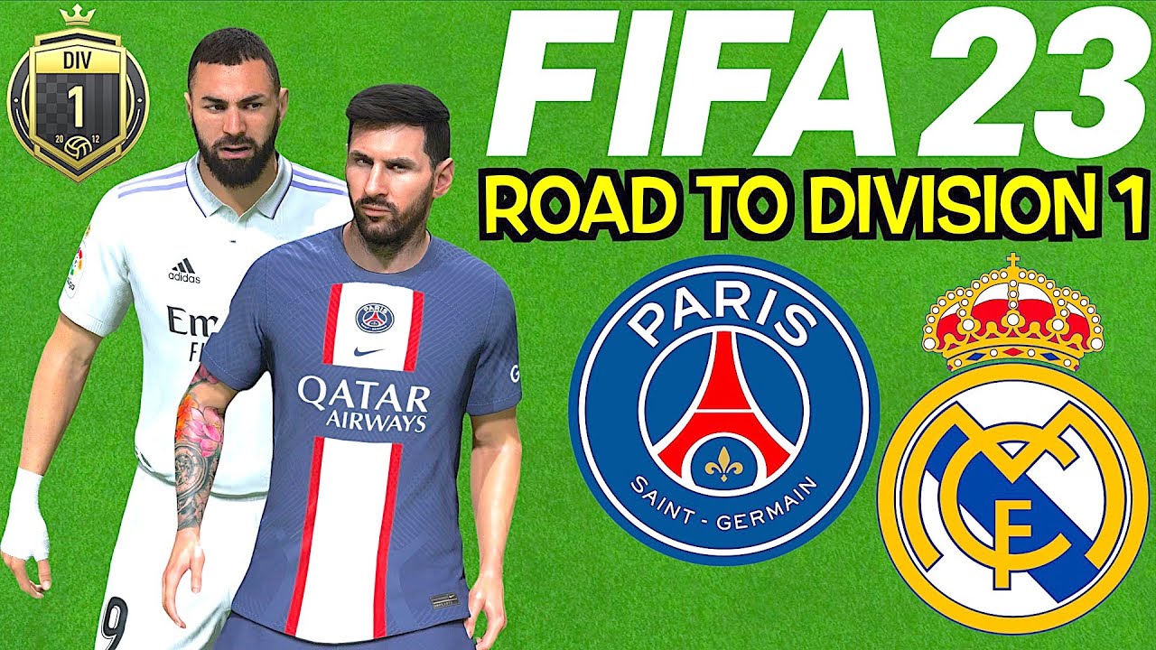 FIFA 23 Online Seasons #76 - Road To Division 1 - PSG vs Real Madrid