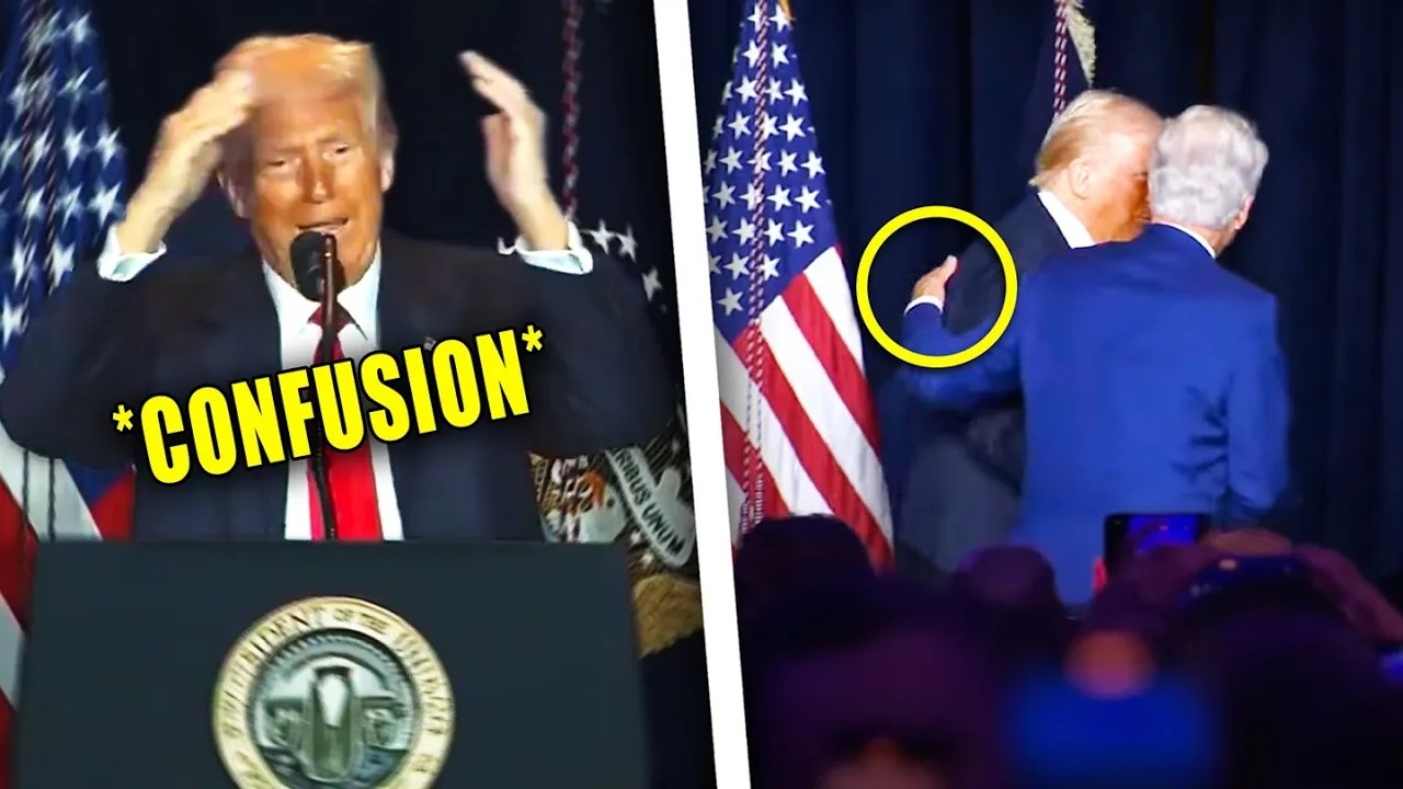 Crowd AUDIBLY GASPS as Trump SH*TS THE BED... VISIBLY NERVOUS!