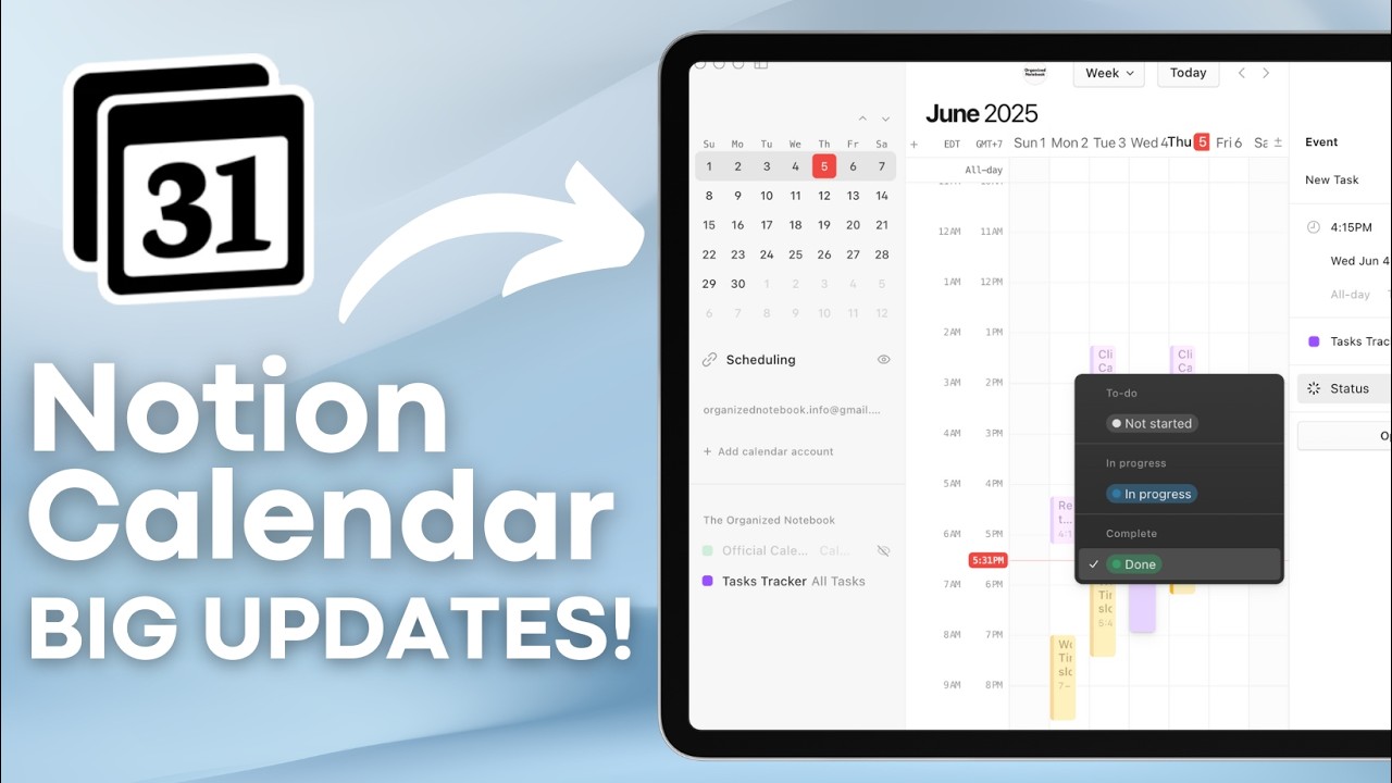 Did You Miss These 3 Major Notion Calendar Updates? (June 2025)