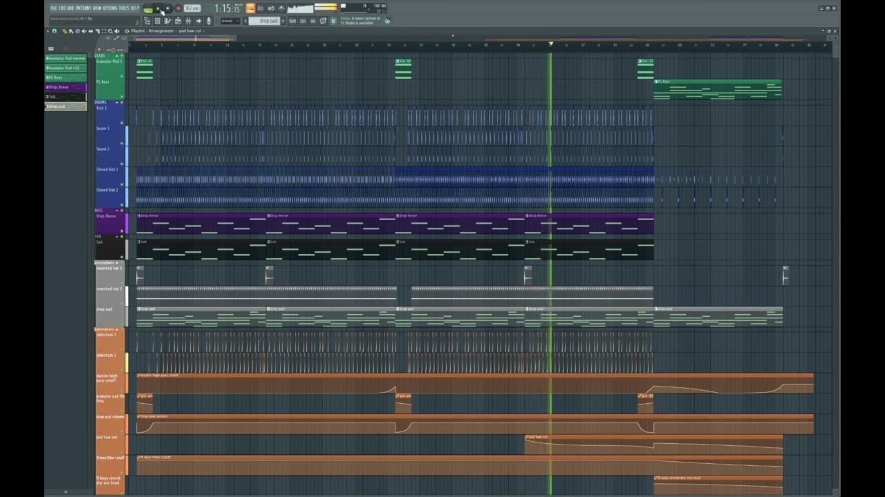 A liquid DnB drop