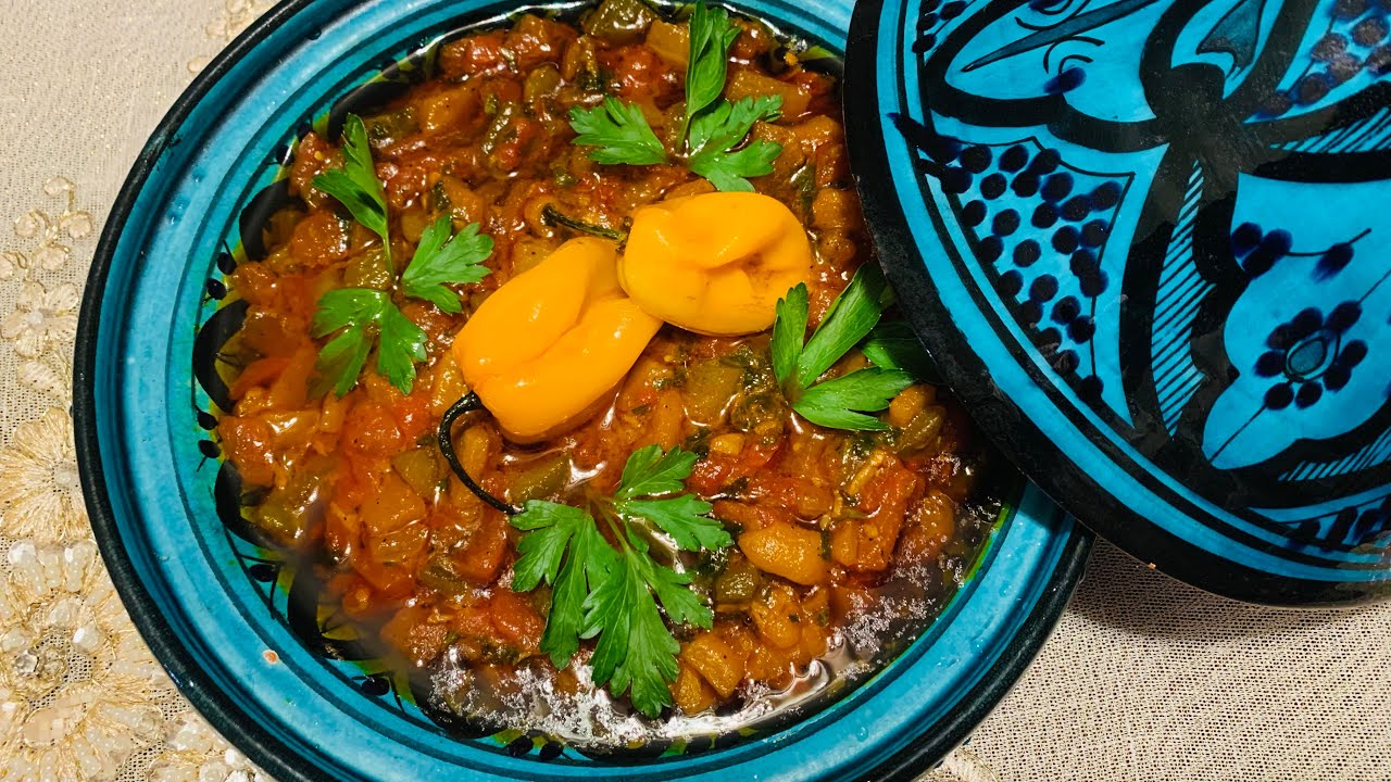 How to make Moroccan Taktouka طريقة عمل تكتوكة مغربية +تذكير بالمسابقة و حظ موفق للجميع 💰💰💰💰