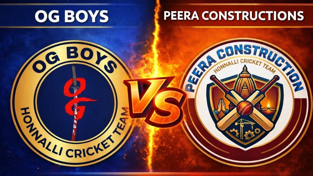 Peera Constructions vs OG Boys live cricket match | HPL Season 6  - 2026 live - Vannahalli Ground K