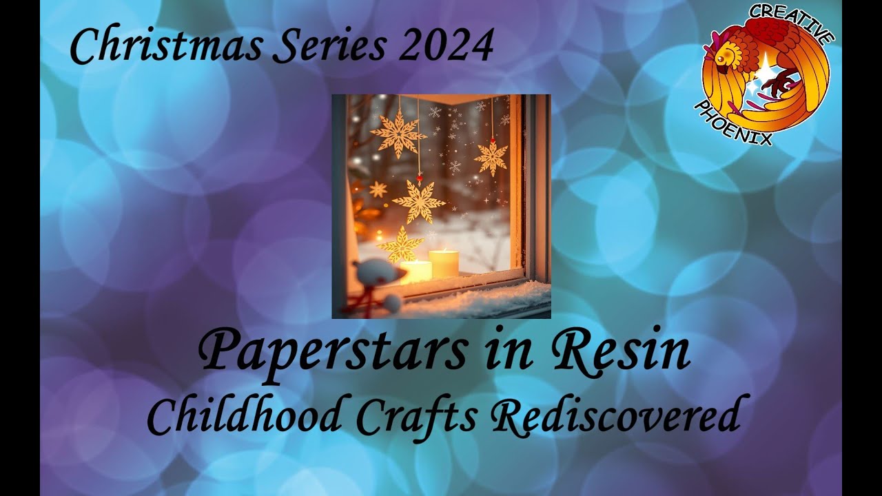 470. Paperstars in Resin, Childhood Crafts Rediscoverd - english