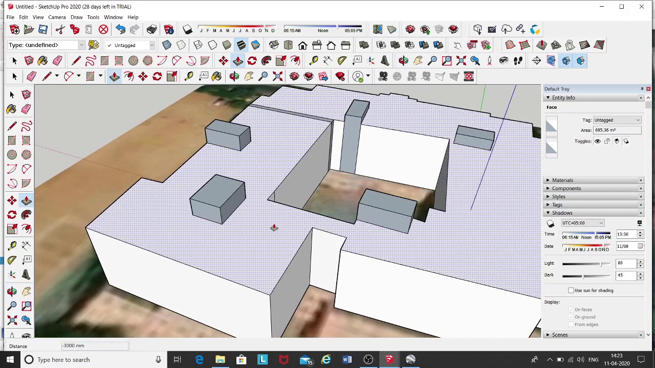 Solar Training Programme- Shadow Analysis By Sketch-up Pro