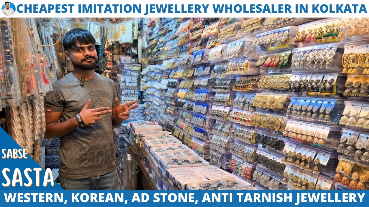 Biggest Imitation Jewellery Wholesale Market in Kolkata | All New Variety of Imitation Jewellery