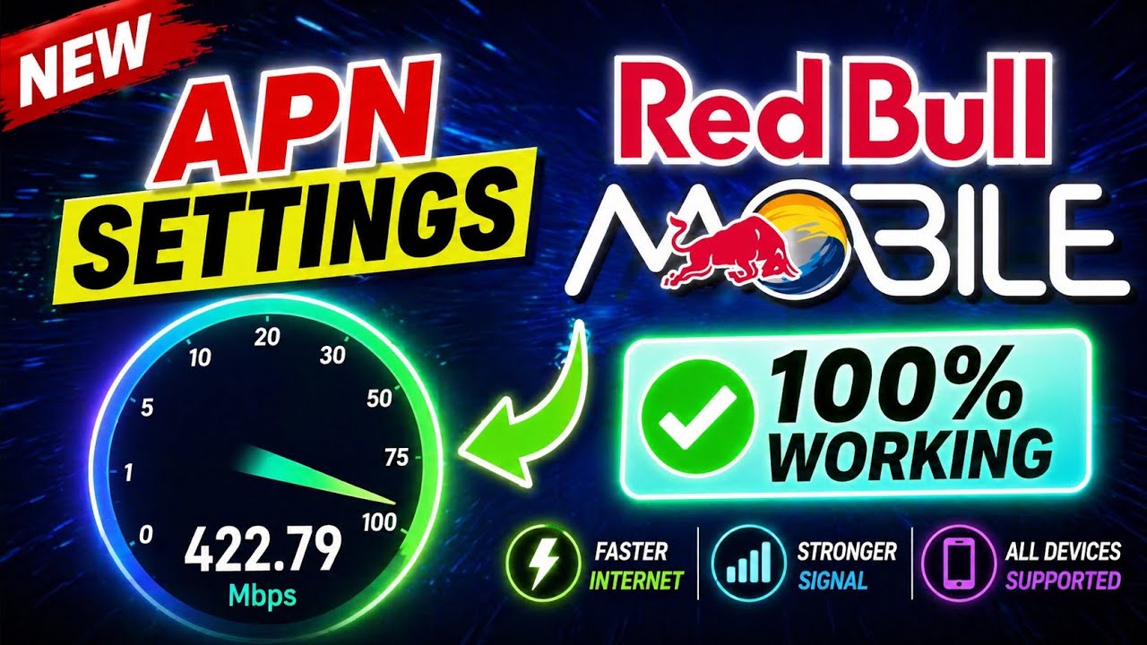 Red Bull SIM Internet Settings | Activate eSIM & Boost Speed