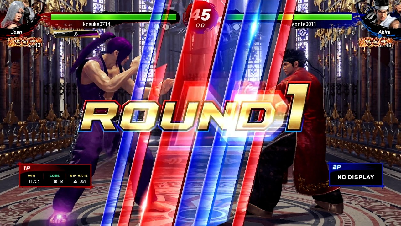 【VFes / VF5us 高段位戦】 爆焔神 ジャン紅條 VS 爆焔神 結城晶
