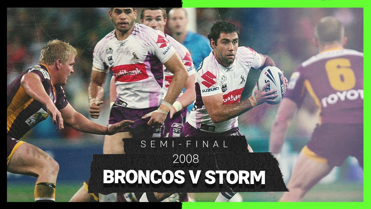 NRL Highlights | Broncos v Storm | Semi Final 2008 | Telstra Fan Voted Classic Match | NRL