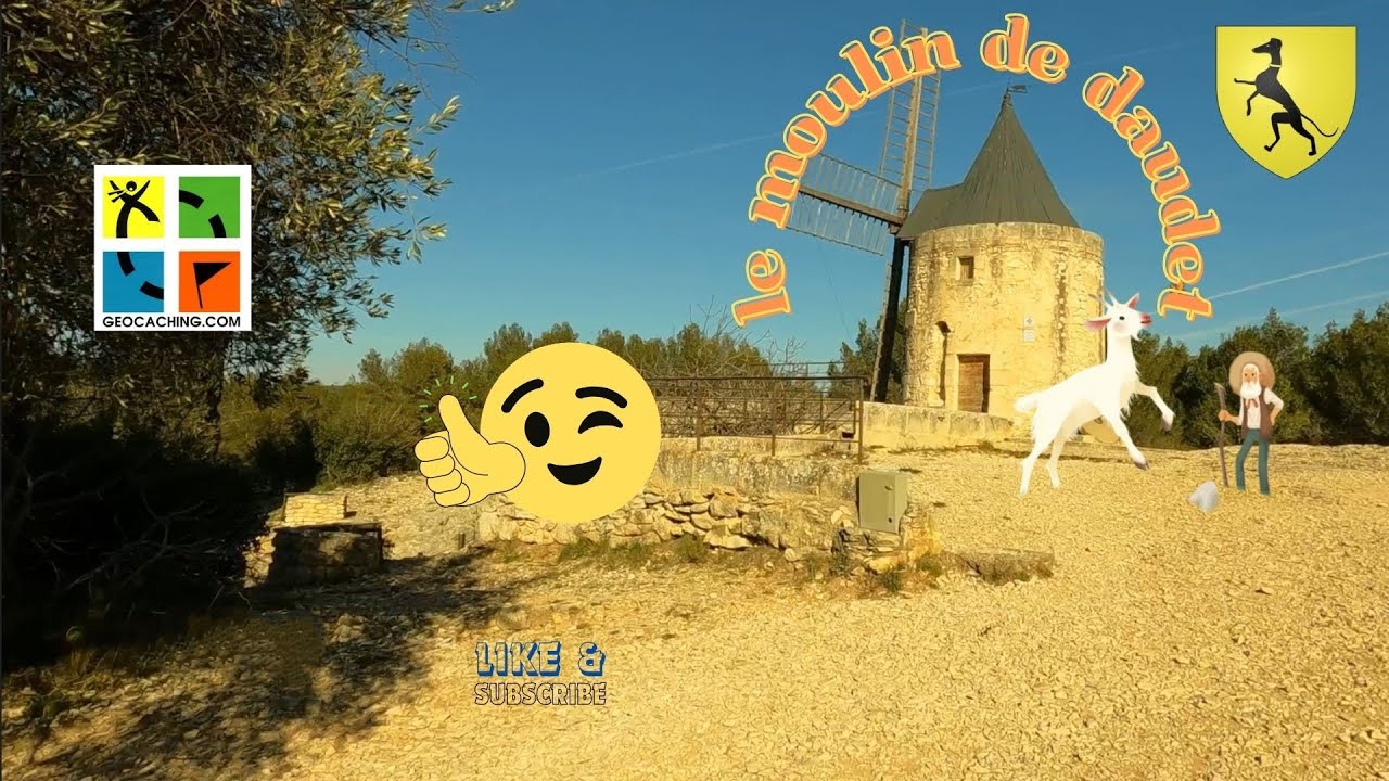 #48#Moulin de daudet # geocaching#vie nomade en camping car(gulliver)#vanlife#