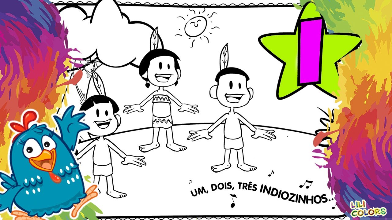Aprendendo letras colorindo e cantando Galinha Pintadinha|Colorir Desenhos para crianças