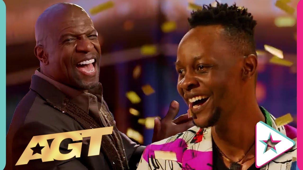 Terry Crews BIGGEST Fan Gets His Golden Buzzer!