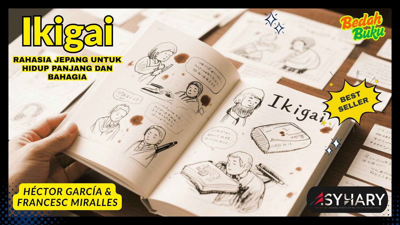 Animasi Bedah Buku: IKIGAI, Rahasia Jepang untuk Hidup Panjang dan Bahagia #audiobook #ikigai