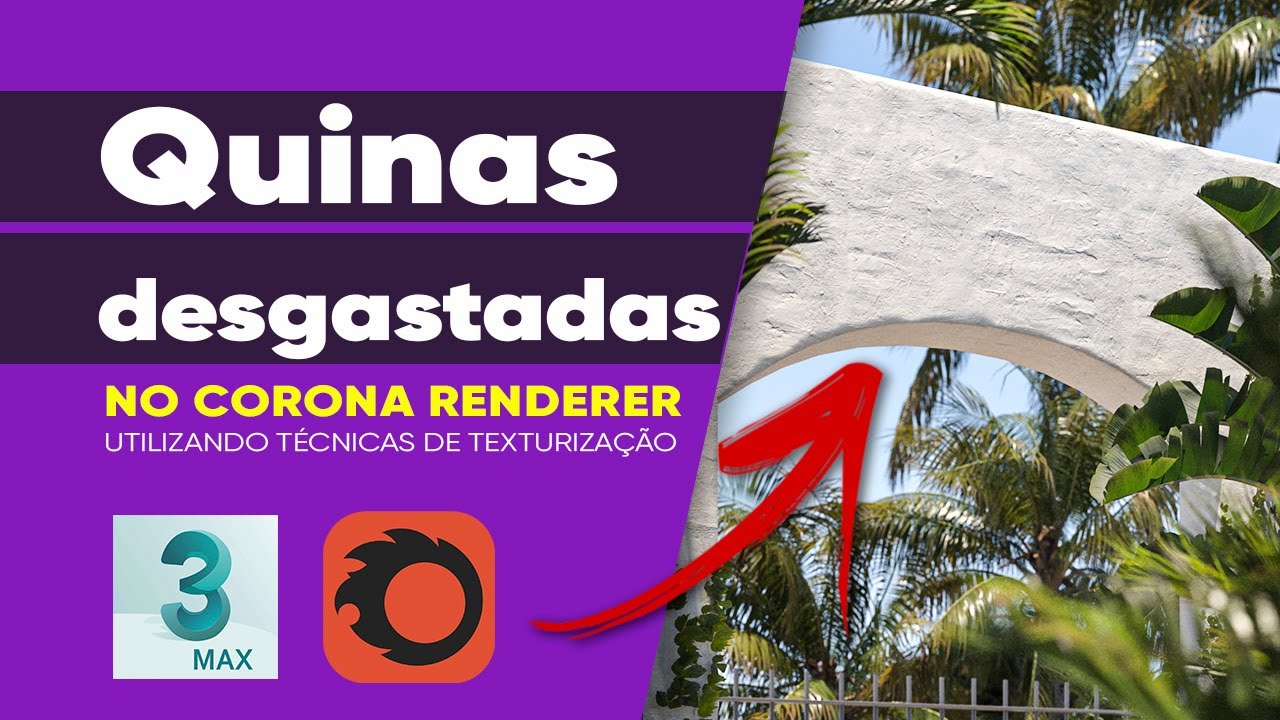 Corona Render Tutorial : Material com quinas desgastadas (3dsmax + Corona Renderer)