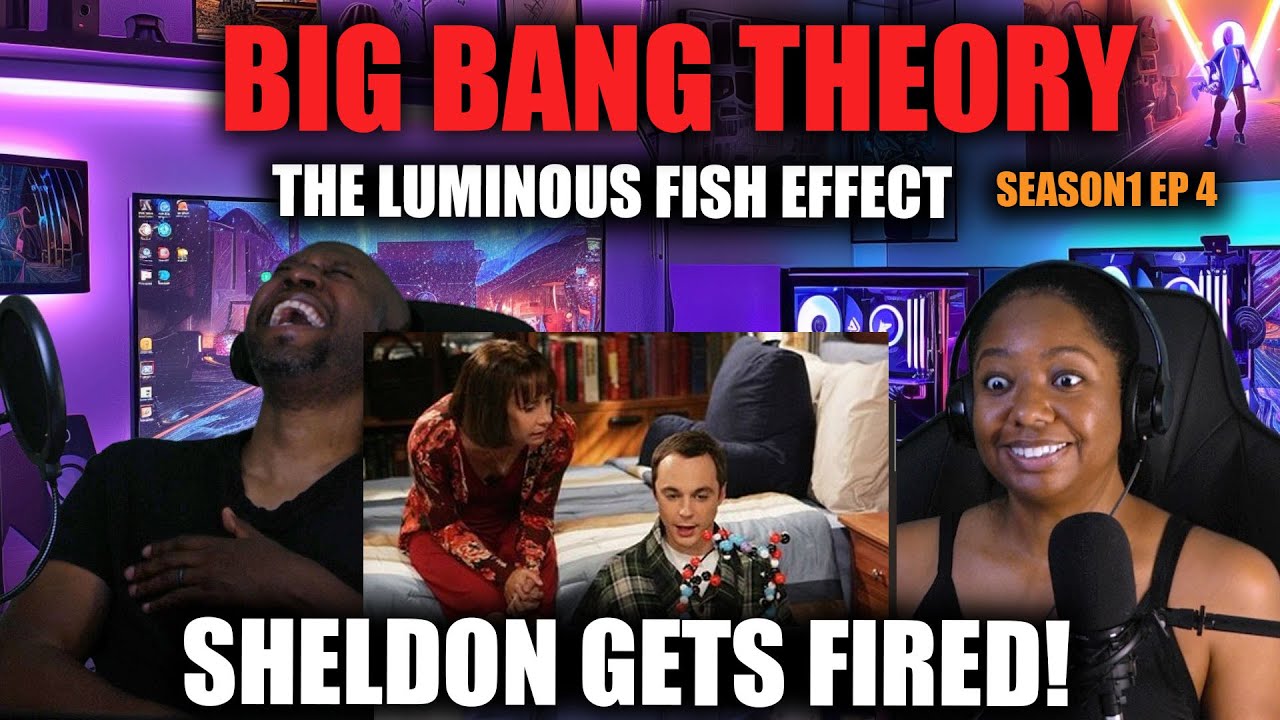 First time Reaction To Big Bang Theory - the Luminous Fish Effect