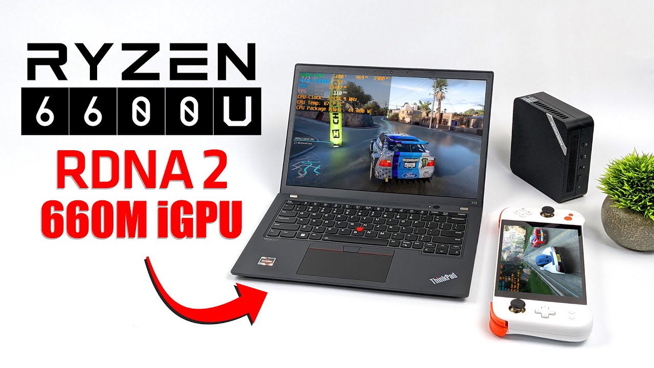 Новый Ryzen 6600U поразит вас! Быстрый iGPU RDNA2! Первый взгляд!