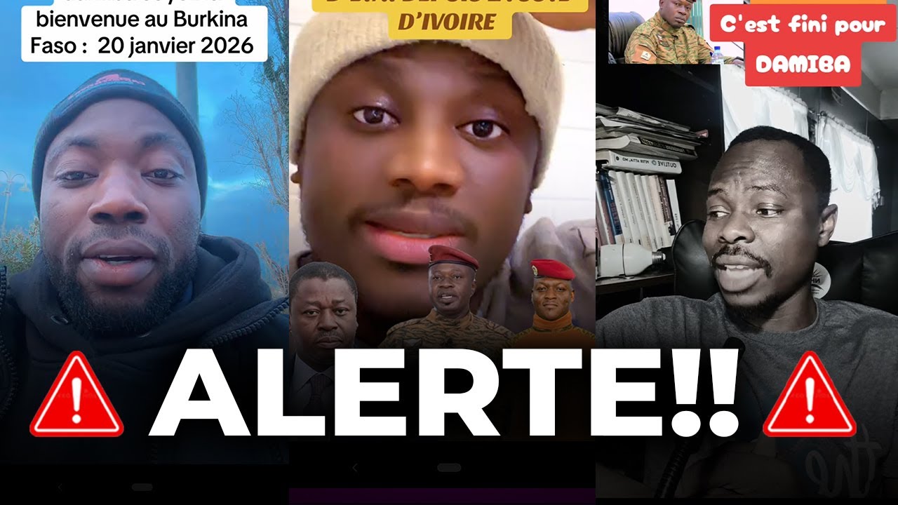 [🚨ALERTE] L'EX PRÉSIDENT DAMIBA À ÉTÉ EXTRADÉ AU BURKINA
